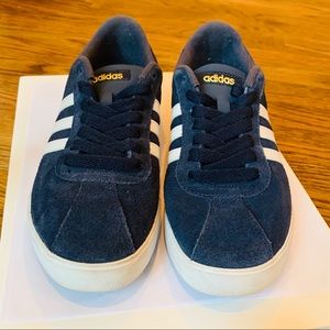 Adidas Courtset Suede Sneakers in Navy